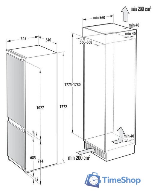 Холодильник Gorenje NRKI517E62WF - Изображение №12 — Интернет-магазин Time-Shop