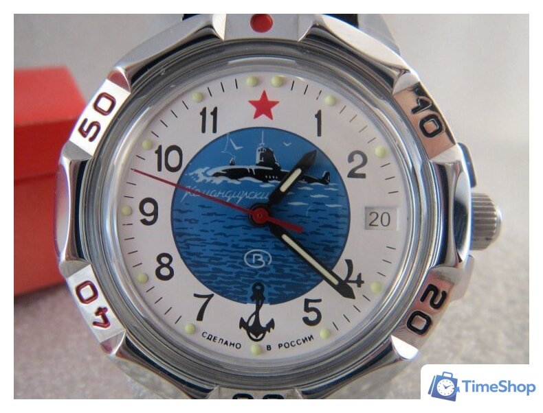 Наручные часы Восток Командирские 431055 - Изображение №6 — Интернет-магазин Time-Shop