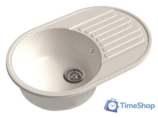 Кухонная мойка GranFest QUARZ Z-18 (белый) - Изображение №1 — Интернет-магазин Time-Shop