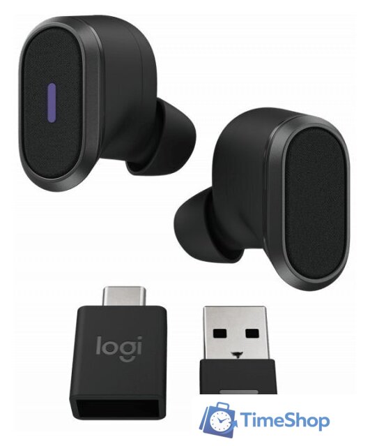 Наушники Logitech Zone True Wireless (графит) - Изображение №2 — Интернет-магазин Time-Shop