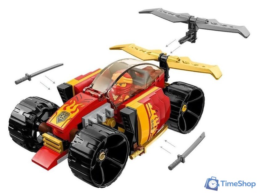 Конструктор LEGO Ninjago 71780 Гоночный автомобиль Кая EVO - Изображение №5 — Интернет-магазин Time-Shop