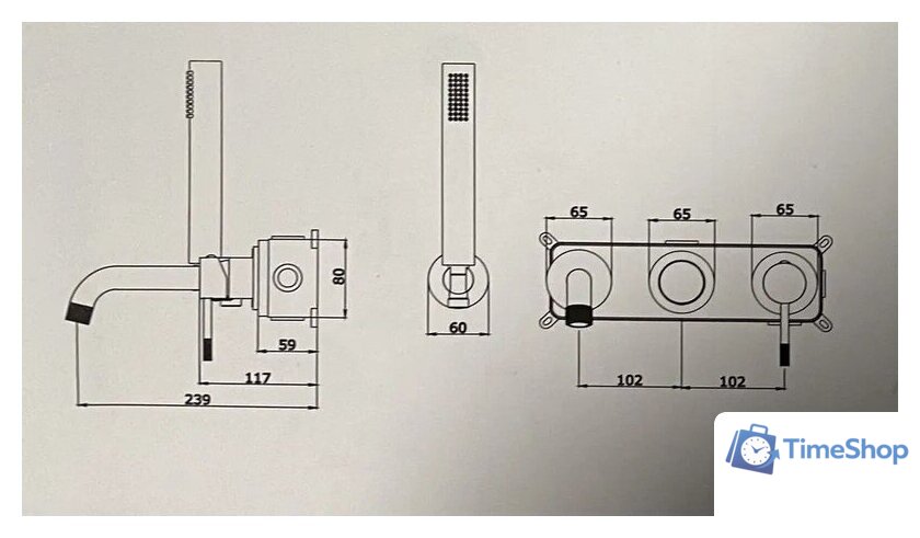 Смеситель Vieir V403532-N - Изображение №2 — Интернет-магазин Time-Shop