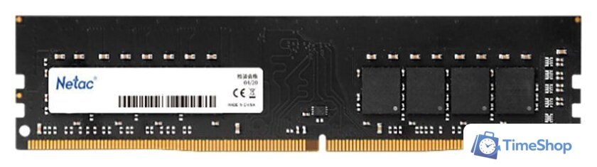 Оперативная память Netac Basic 32ГБ DDR4 3200 МГц NTBSD4P32SP-32J - Изображение №1 — Интернет-магазин Time-Shop