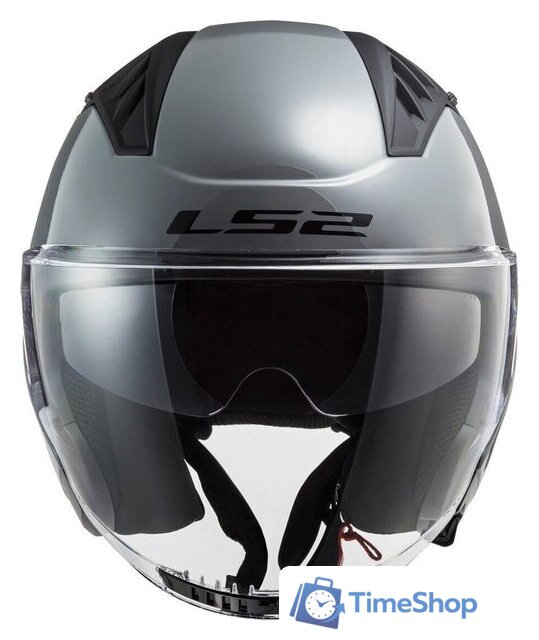 Мотошлем LS2 OF600 Copter 2 (S, серый матовый) - Изображение №10 — Интернет-магазин Time-Shop