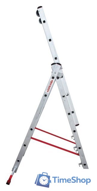 Лестница-стремянка Новая высота NV 523 трёхсекционная индустриальная 3x6 ступеней - Изображение №3 — Интернет-магазин Time-Shop