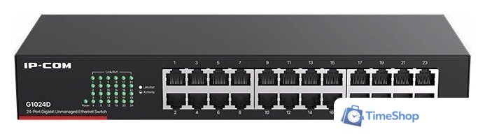 Неуправляемый коммутатор IP-COM G1024D v9.0 - Изображение №1 — Интернет-магазин Time-Shop