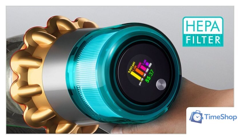 Пылесос Dyson V15 Detect Absolute 447000-01 - Изображение №11 — Интернет-магазин Time-Shop