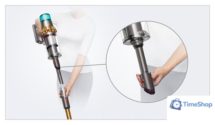 Пылесос Dyson V15 Detect Absolute 447000-01 - Изображение №9 — Интернет-магазин Time-Shop