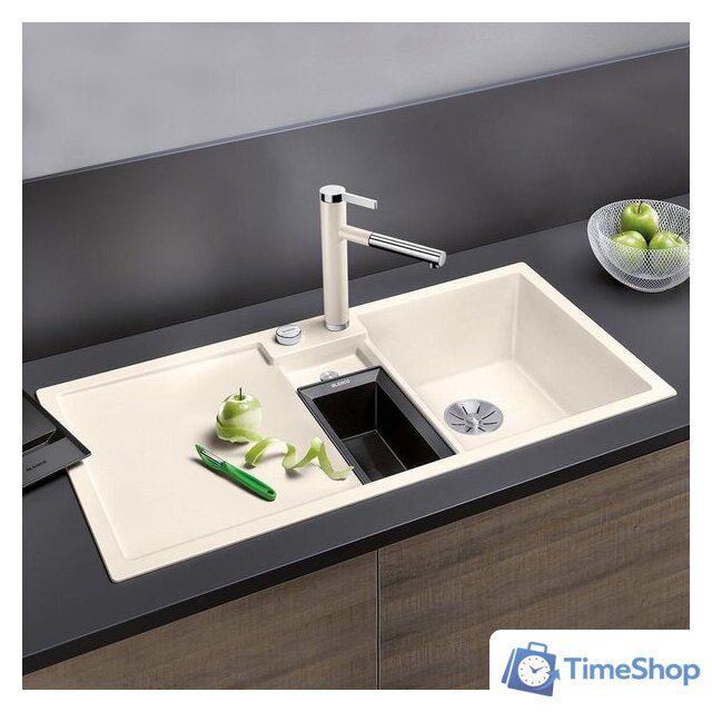 Кухонная мойка Blanco Collectis 6 S 527058 (мягкий белый) - Изображение №1 — Интернет-магазин Time-Shop