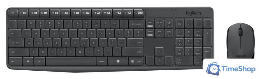 Офисный набор Logitech MK235 Wireless Combo 920-007949 - Изображение №4 — Интернет-магазин Time-Shop