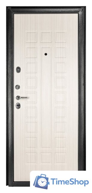 Металлическая дверь Guard MG60 МДФ 97х205 левая (черное серебро/белый ясень) - Изображение №3 — Интернет-магазин Time-Shop