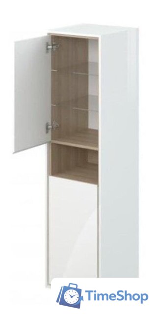  Cersanit Шкаф-полупенал Louna SP-SL-LOU/Wh - Изображение №4 — Интернет-магазин Time-Shop