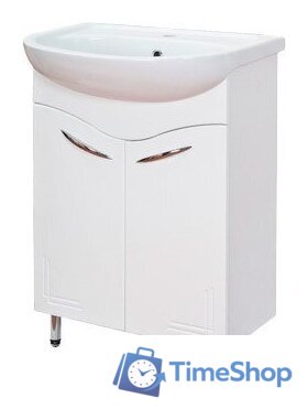  Onika Тумба под умывальник Лада 60.11 (белый) [106002] - Изображение №1 — Интернет-магазин Time-Shop