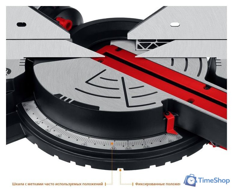 Торцовочная пила Зубр ЗПТ-305-1800 ПЛ - Изображение №12 — Интернет-магазин Time-Shop