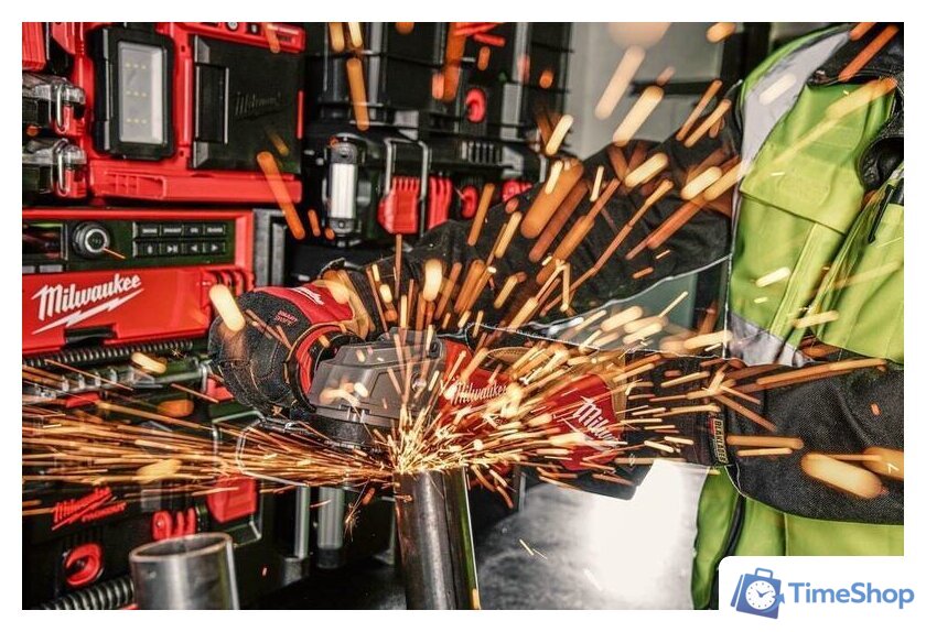 Угловая шлифмашина Milwaukee M18 FSAG125X-0 Fuel 4933478701 (без АКБ) - Изображение №10 — Интернет-магазин Time-Shop