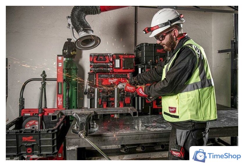 Угловая шлифмашина Milwaukee M18 FSAG125X-0 Fuel 4933478701 (без АКБ) - Изображение №11 — Интернет-магазин Time-Shop