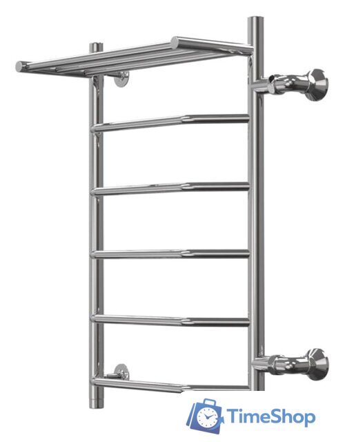 Полотенцесушитель Granula Трапеция, с полочкой боковое подключение правое 50х80 см - Изображение №1 — Интернет-магазин Time-Shop