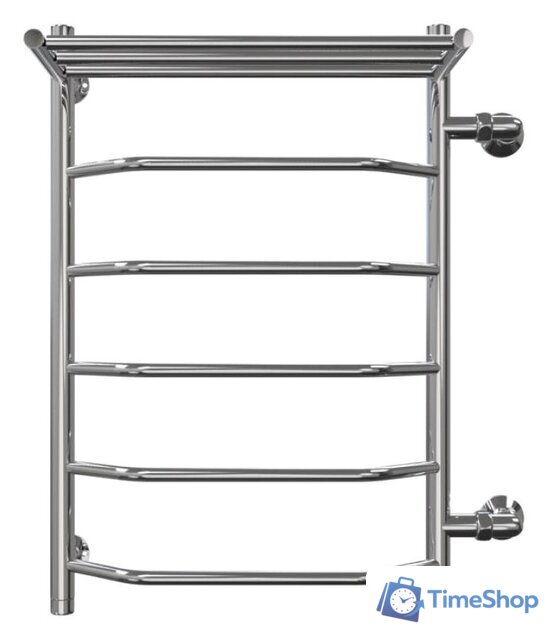 Полотенцесушитель Granula Трапеция, с полочкой боковое подключение правое 50х80 см - Изображение №2 — Интернет-магазин Time-Shop