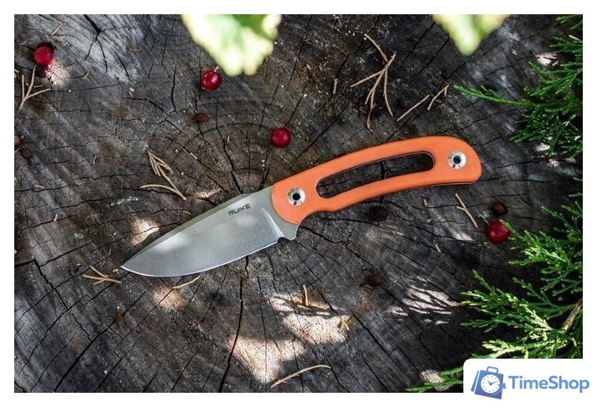 Складной нож Ruike F815-J (оранжевый) - Изображение №5 — Интернет-магазин Time-Shop