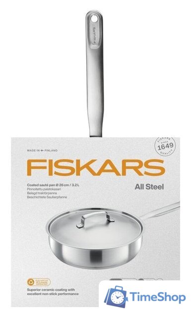 Сотейник Fiskars All Steel 1064746 - Изображение №10 — Интернет-магазин Time-Shop