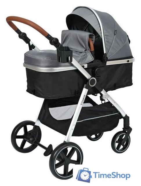 Универсальная коляска Tomix Sunny 619C (3 в 1, grey) - Изображение №1 — Интернет-магазин Time-Shop