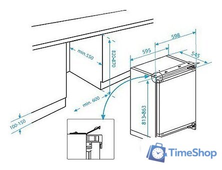 Однокамерный холодильник BEKO BU 1100 HCA - Изображение №3 — Интернет-магазин Time-Shop