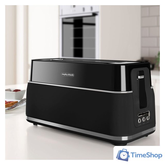Тостер Morphy Richards Signature Black 245744 - Изображение №2 — Интернет-магазин Time-Shop