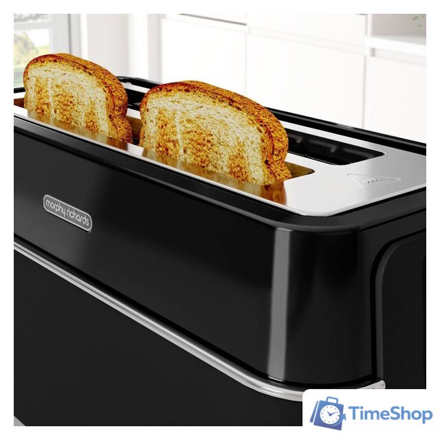 Тостер Morphy Richards Signature Black 245744 - Изображение №4 — Интернет-магазин Time-Shop