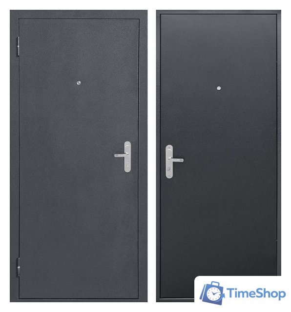 Металлическая дверь Guard Металл/металл Антик серебро (96x205, левая) - Изображение №1 — Интернет-магазин Time-Shop