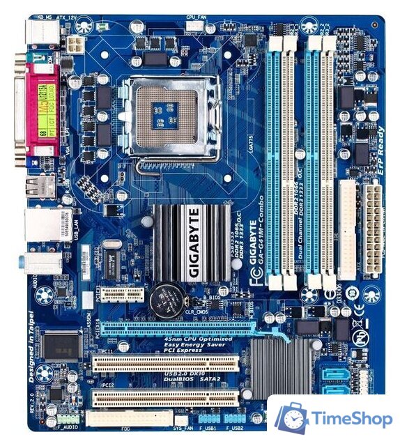 Материнская плата Gigabyte GA-G41M-Combo-GQ (rev. 3.0) - Изображение №1 — Интернет-магазин Time-Shop