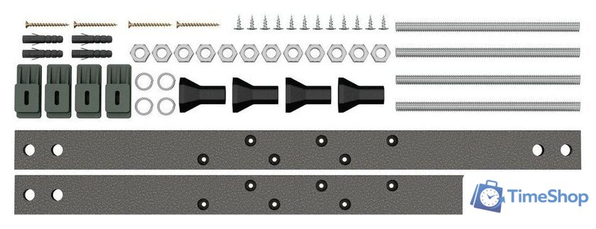 Ванна Cersanit Kaliope 153x100 R 63442 (с ножками, экраном и сифоном Prime черный) - Изображение №8 — Интернет-магазин Time-Shop