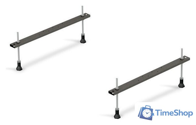Ванна Cersanit Kaliope 153x100 R 63442 (с ножками, экраном и сифоном Prime черный) - Изображение №6 — Интернет-магазин Time-Shop