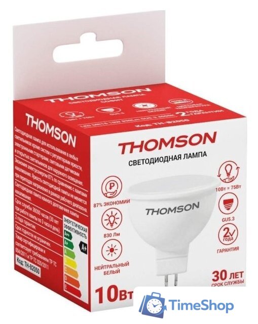 Светодиодная лампочка Thomson Mr16 TH-B2050 - Изображение №1 — Интернет-магазин Time-Shop