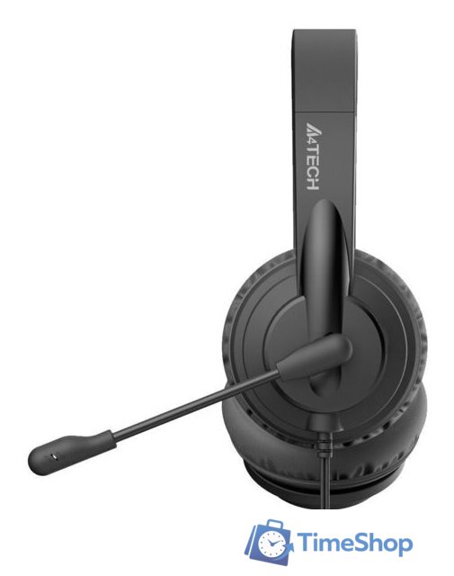 Наушники A4Tech HU-10 (черный) - Изображение №2 — Интернет-магазин Time-Shop