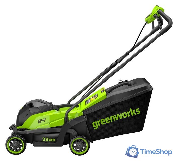 Газонокосилка Greenworks GD24LM331K2 2520607UA (с 1-им АКБ) - Изображение №4 — Интернет-магазин Time-Shop