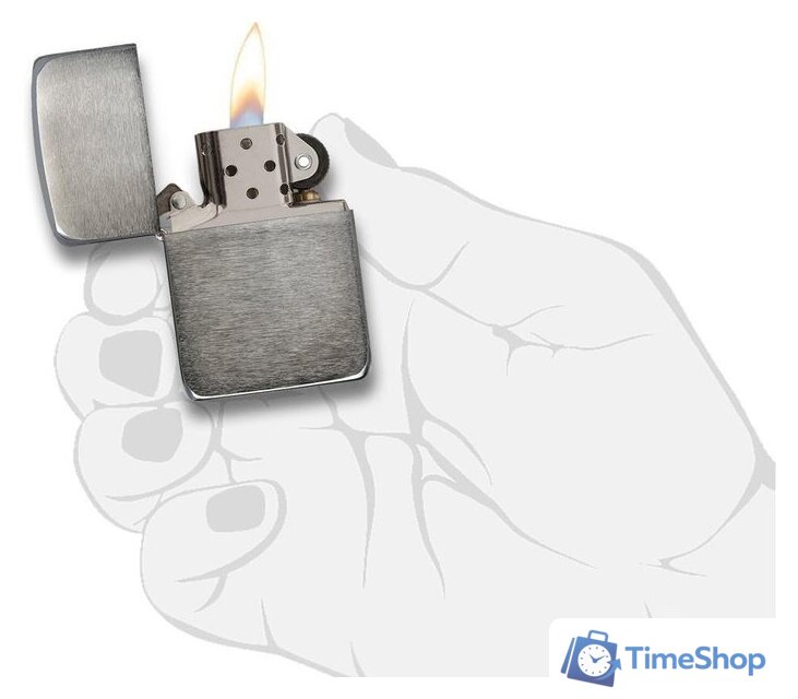 Зажигалка Zippo Black Ice 1941 Replica 24096-000003 - Изображение №3 — Интернет-магазин Time-Shop