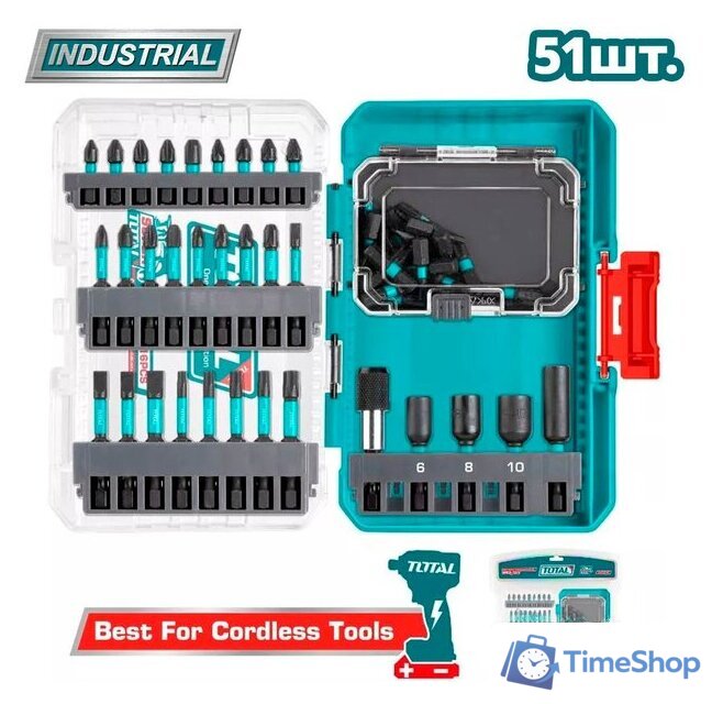 Набор бит Total TACSDL25106 - Изображение №1 — Интернет-магазин Time-Shop