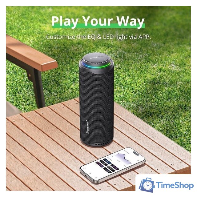 Беспроводная колонка Tronsmart T8 (черный) - Изображение №14 — Интернет-магазин Time-Shop