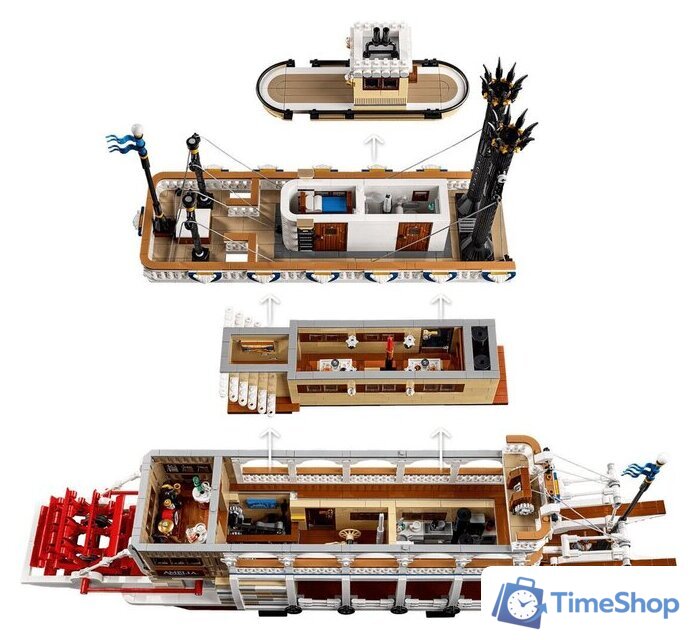 Конструктор LEGO Ideas 21356 Речной пароход - Изображение №5 — Интернет-магазин Time-Shop