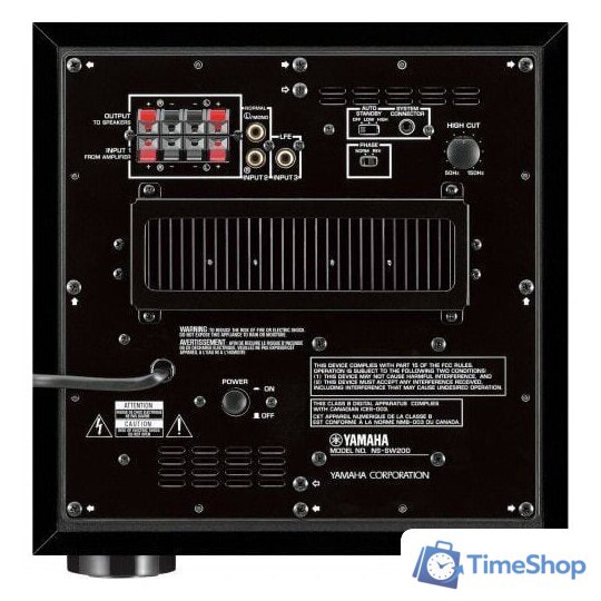 Проводной сабвуфер Yamaha NS-SW300 (черный) - Изображение №2 — Интернет-магазин Time-Shop
