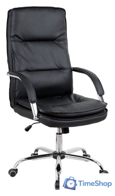 Офисное кресло King Style SHL-10 Sway PU Chrome (черный) - Изображение №1 — Интернет-магазин Time-Shop
