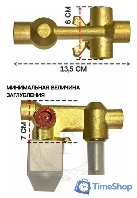 Душевая система  Filarete Waterfall FL1012 (матовое золото) - Изображение №11 — Интернет-магазин Time-Shop