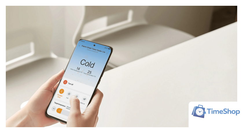 Тепловентилятор Xiaomi Smart Tower Heater Lite LSNFJ02LX (европейская версия, белый) - Изображение №5 — Интернет-магазин Time-Shop