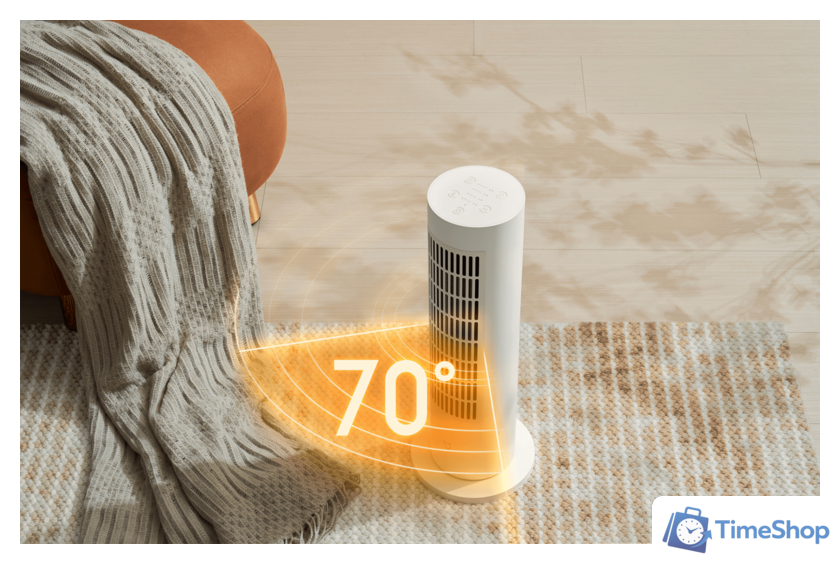 Тепловентилятор Xiaomi Smart Tower Heater Lite LSNFJ02LX (европейская версия, белый) - Изображение №2 — Интернет-магазин Time-Shop
