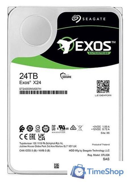 Жесткий диск Seagate Exos X24 24TB ST24000NM007H - Изображение №3 — Интернет-магазин Time-Shop