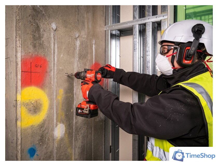 Ударная дрель-шуруповерт Milwaukee M18 ONEPD3-502X 4933492801 (с 2-мя АКБ, кейс) - Изображение №14 — Интернет-магазин Time-Shop