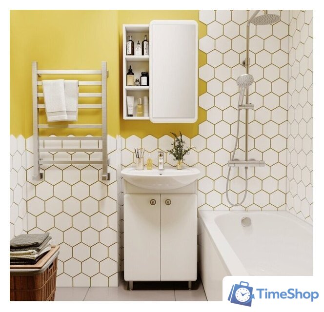  Runo Тумба под умывальник Капри 55 (напольная) - Изображение №1 — Интернет-магазин Time-Shop