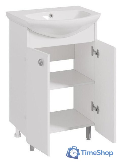  Runo Тумба под умывальник Капри 55 (напольная) - Изображение №2 — Интернет-магазин Time-Shop