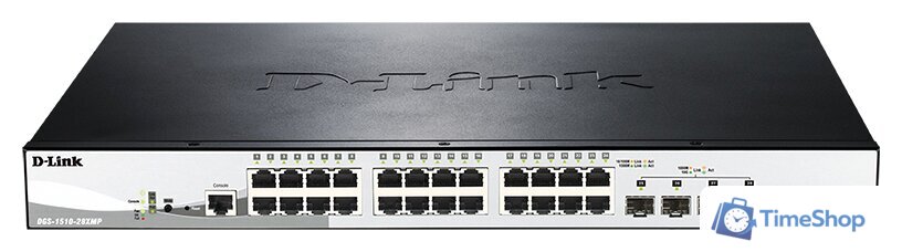 Управляемый коммутатор уровня 2+ D-Link DGS-1510-28XMP/A1A - Изображение №1 — Интернет-магазин Time-Shop