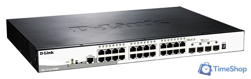 Управляемый коммутатор уровня 2+ D-Link DGS-1510-28XMP/A1A - Изображение №2 — Интернет-магазин Time-Shop